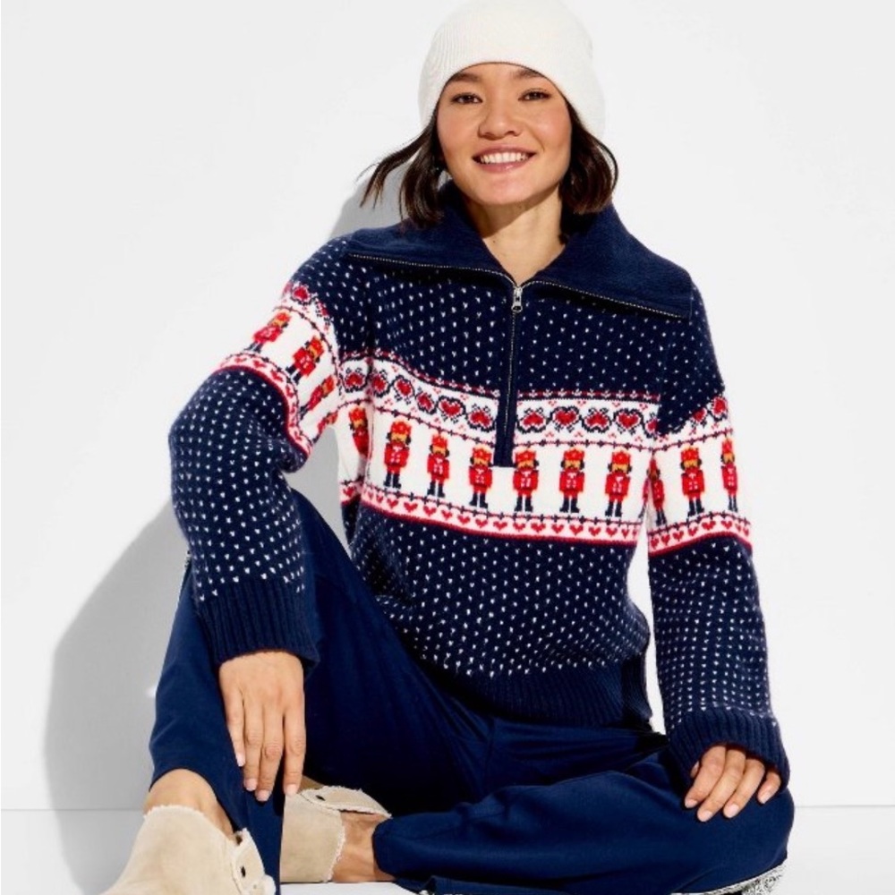 Wild Fable Nutcracker Sweater! NWOT